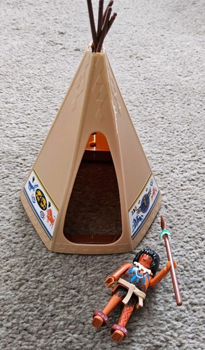 Vintage playmobil teepee - vintage,