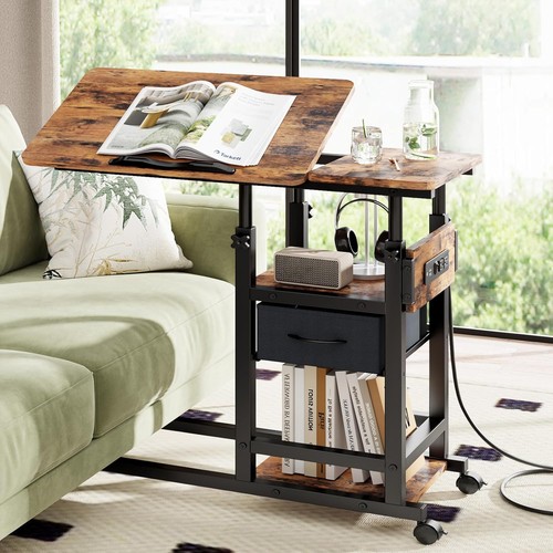 Height adjustable overbed - height,