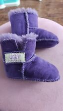 Baby Kids Soft Ugg Purple Boots 6-9months 