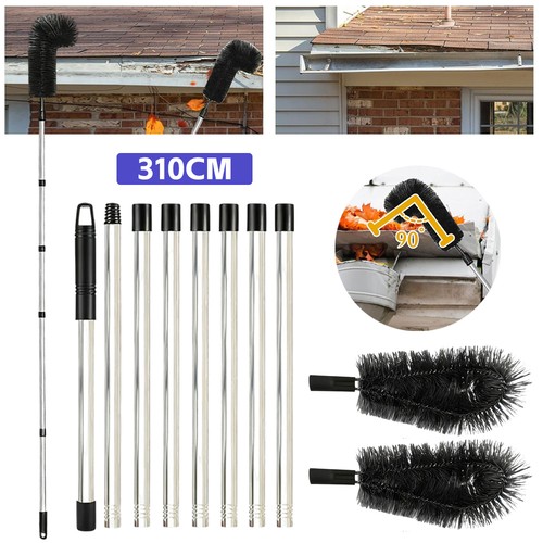 Telescopic water fed - fed, gutter