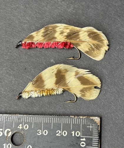 Pair vintage salmon - pair,