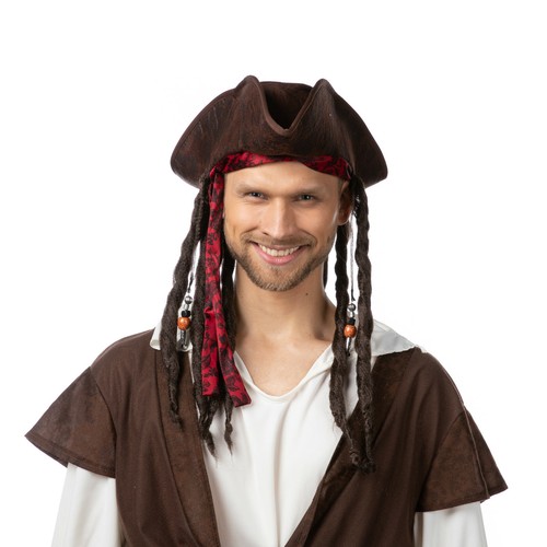 Adults caribbean pirate hat - pirate,