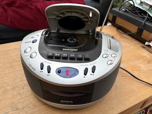 Aiwa stereo portable - aiwa, boombox