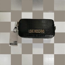 Moschino Black Leather Bag