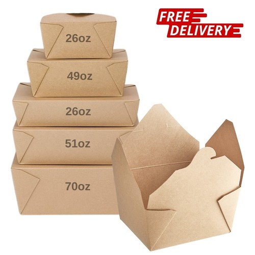 Kraft food takeaway boxes - kraft,