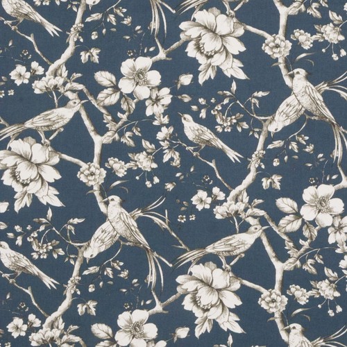 French floral bird - french,