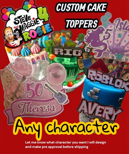 Custom personalised cake - personalised,