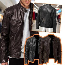 Men Vintage Cafe Racer Brown