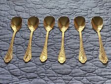 Solingen 23 Karat Gold Plated 6 Teaspoons.  Never Been Used!