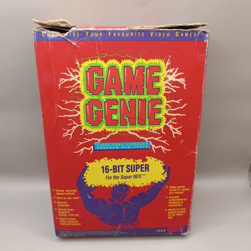 Game genie snes super nintendo - game,