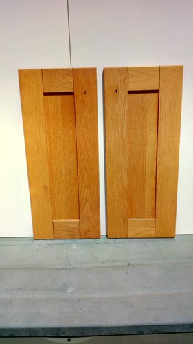 Pair solid light - solid, oak