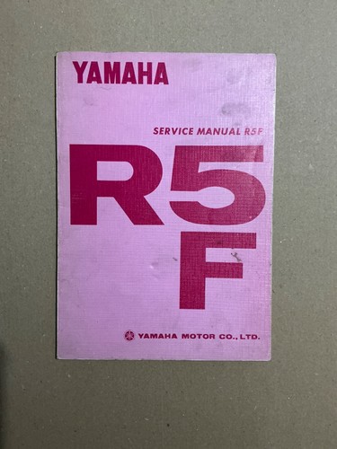 Genuine yamaha workshop book - workshop,