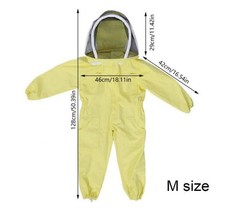Kids beekeeping suit Full Body Bee Suit. Prewash 100% Cotton child BEE suit UK