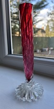 VINTAGE ‘RIBBED’ CRANBERRY