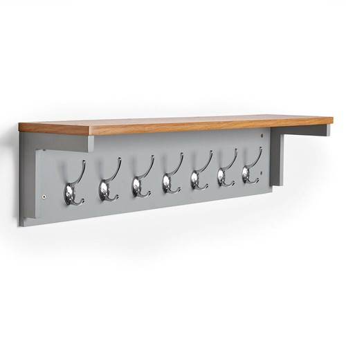 Coat rack wall mounted shelf - mounted,