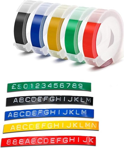Dymo 9mm embossing tape - 3d,