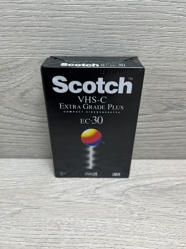 Scotch blank vhs c video - blank, vhs-c