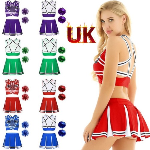 Women 3pcs cheer leading - uk,
