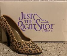 Just the Right Shoe: Leopard Stiletto #25017 W BOX WILLITS DESIGN HEEL