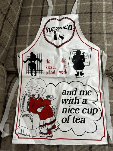 Vintage trounce pvc apron - vintage,