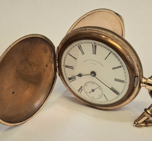Gold plated american waltham - plated,