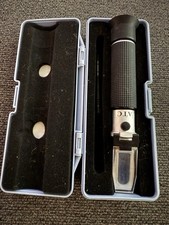 Adjustable 0-100‰ Salinity Refractometer Aquarium Seawater Salt Water Tester+ATC