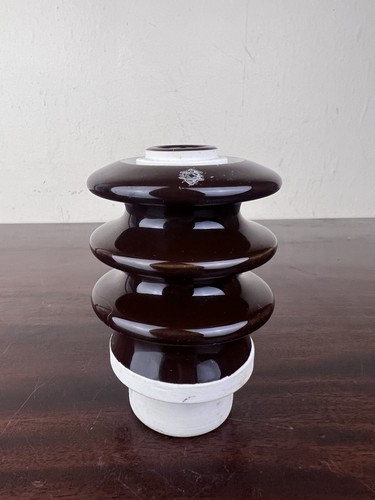 Vintage brown glazed ceramic - vintage,