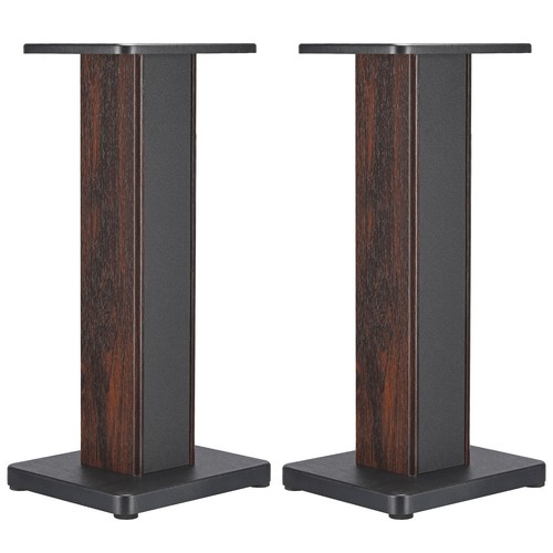Wood grain speaker stands - wood,