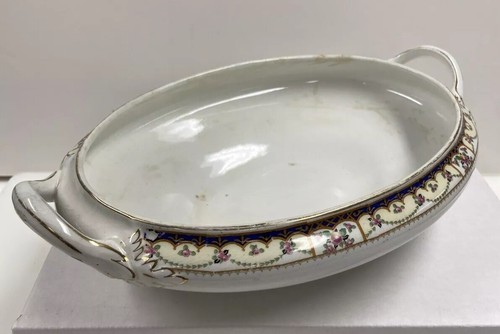 Vintage floral serving - 12.25",