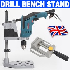Hand Drill Press Bench Stand Workbench Pillar Clamp Drilling Collet Adjustable