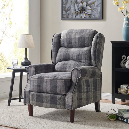 Recliner armchair tartan - armchair,