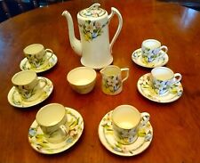 T.F .& S.Ltd Thomas Forester Phoenix Ware 'Bouquet' Pattern Coffee Set