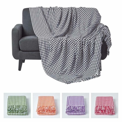 Houndstooth cotton check extra - houndstooth,
