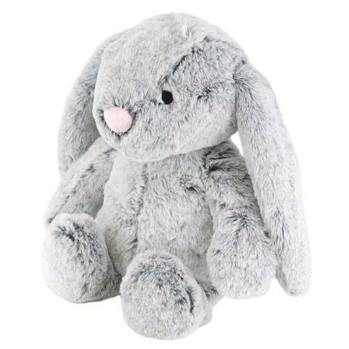 Grey bunny plush - 10”,