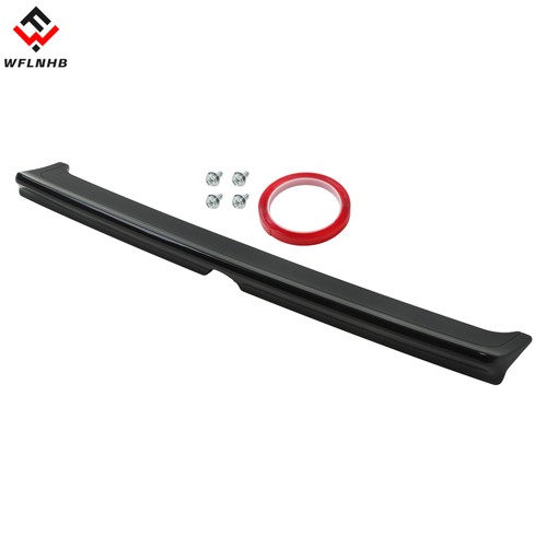 Spoiler black rear roof lip - black,