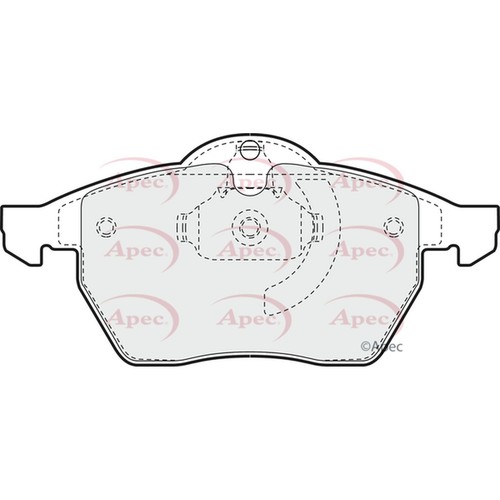 Brake pads set for - set, opel