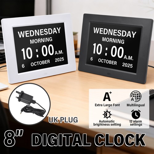 Digital alarm clock - digital, calendar