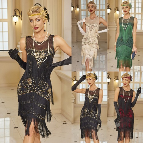 Women 1920s sequins glitter - women,