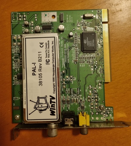 Hauppauge wintv pal pci tv - hauppauge, pal‑i