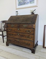Antique Oak Bureau 