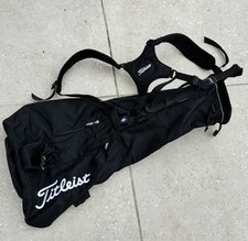Titleist Pencil Bag With Carry Straps / Black-White