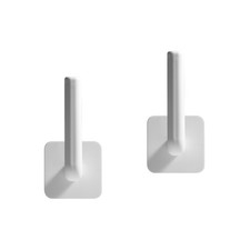  2 Pieces Bathroom Paper Towel Holder Kitchen Roll Wall Mount Toilet