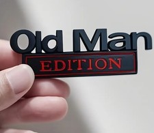 OLD MAN EDITION Car Badge 3D