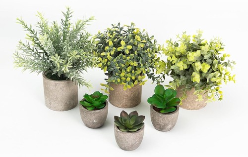 Leafy corner artificial plants - leafy,