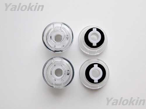 Pcs small clear ear tips - small,