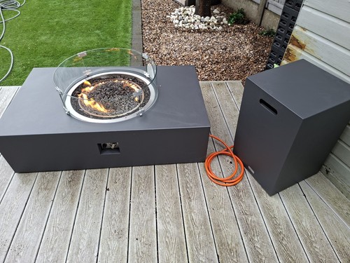 Gas firepit table patio - gas, heater