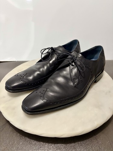Barker black calf - calf, leather