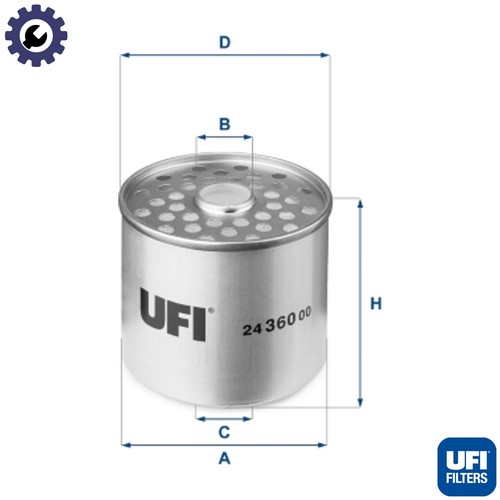 Fuel filter 360 - 24.360.00, for