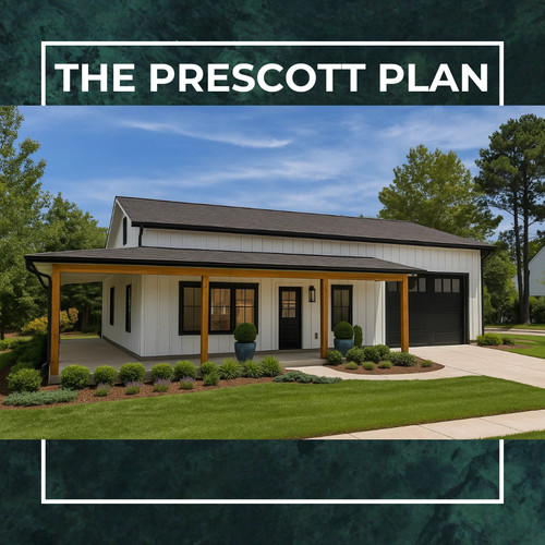 Barndominium house plan - house, 2