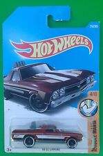 Hot Wheels Car 2017 Muscle Mania - 68 El Camino  - 216/365 Long Card